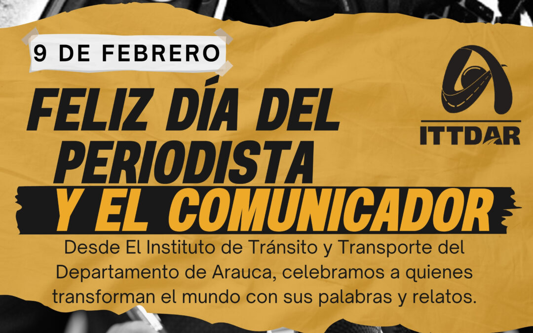 Feliz Día del Periodista.